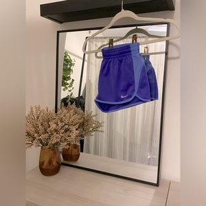 NIKE Dri Fit 3" Tempo Running Athletic Shorts w/ Liner. Purple/Blue. Size Small.